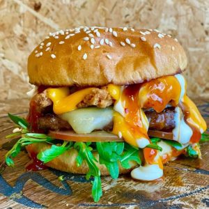 Salt and Pepper Chicken Burger