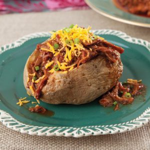 BBQ Pork Jacket Potato